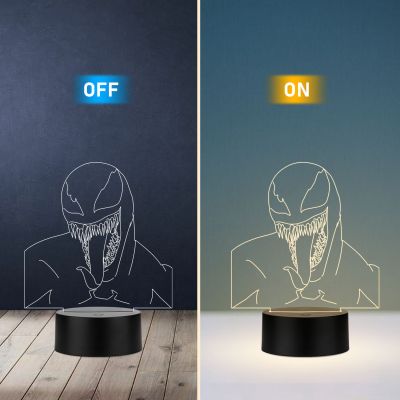 Venom Design Lamp with Warm White Light